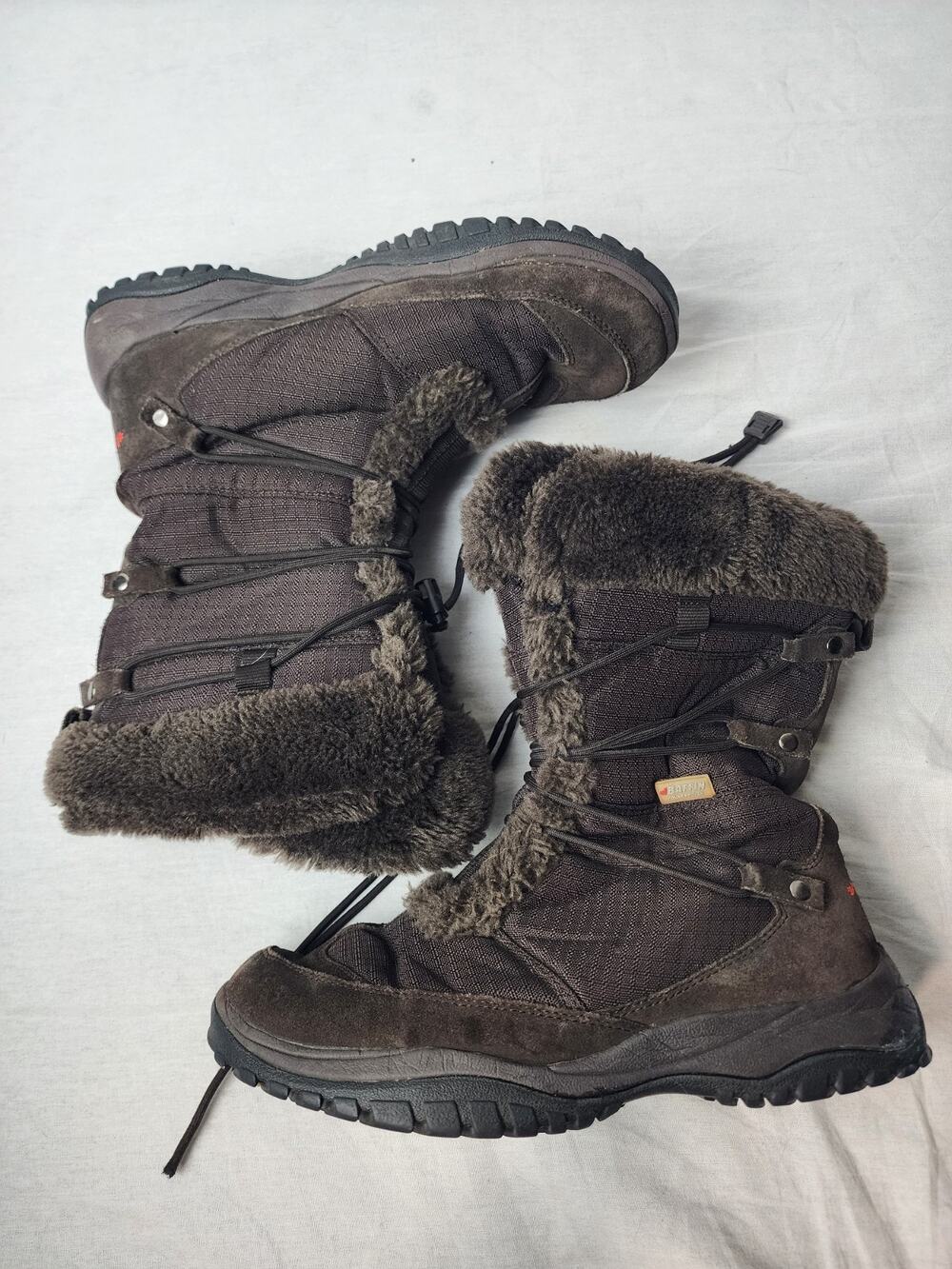 Baffin Nima Winter Snow Boots Brown Snowshoe Boots Women's Size 11 Polar Proven